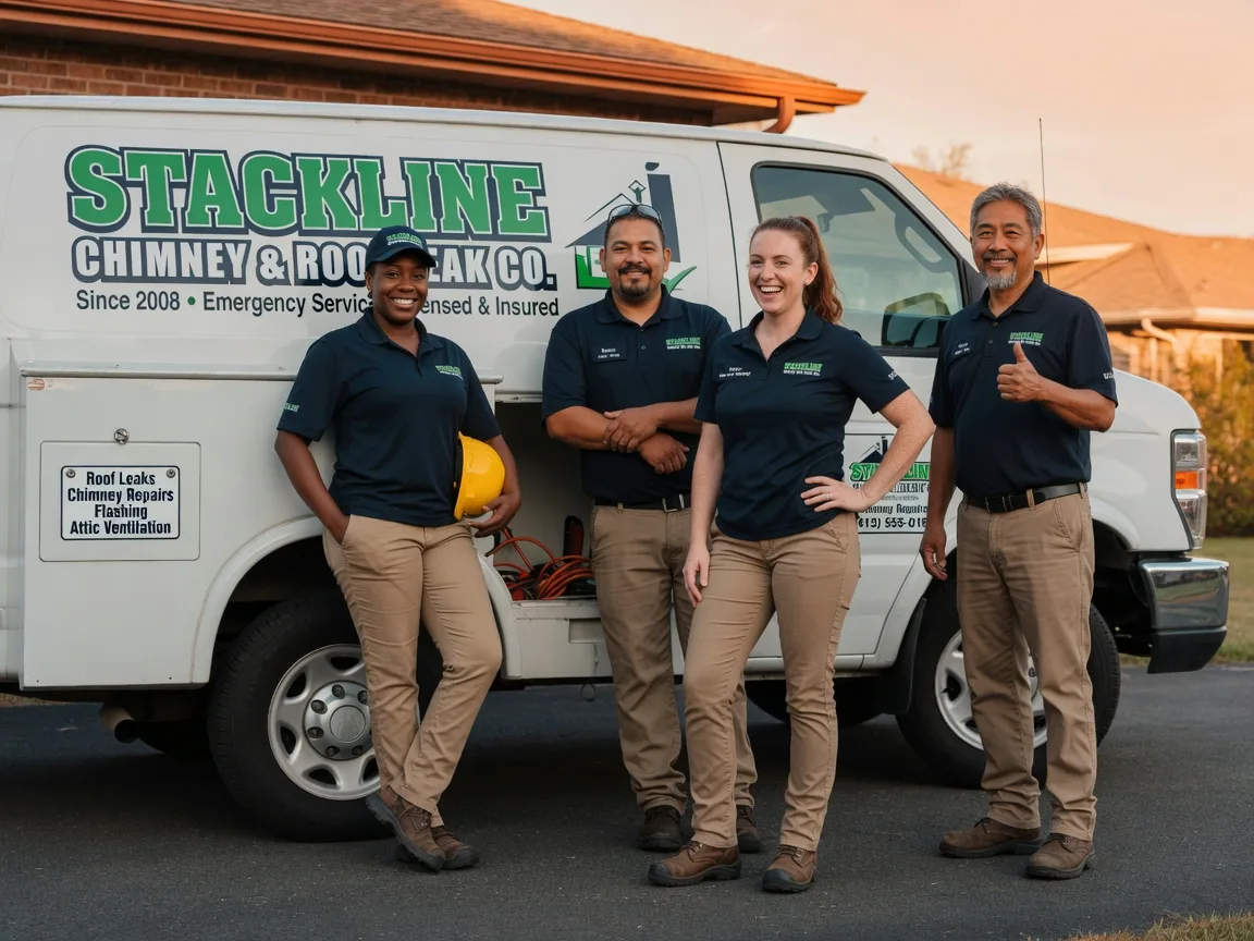 Chimney flashing repair company in Martinsburg, MO